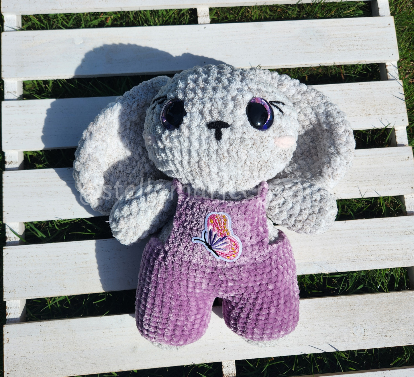 Kawaii Bunny in Overalls
