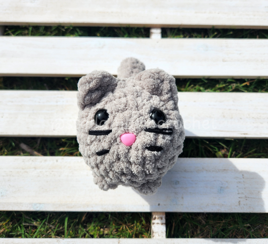 Grey Loaf Cat Plushie